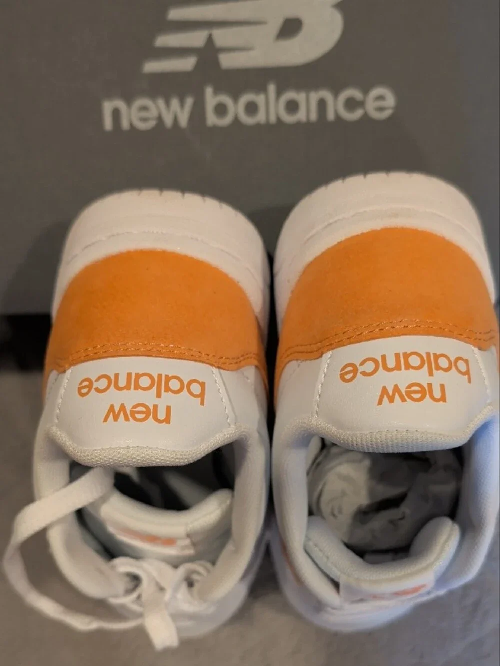 New Balance Women's BBW80 V1 White with Orange Accents